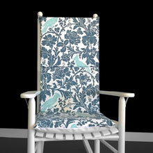 Load image into Gallery viewer, Rockin Cushions Rocking Chair Cushion Cockatoo Flowers Rocking Chair Cover With Pads
