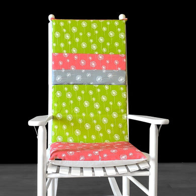 Rockin Cushions Rocking Chair Cushion Floral Dandelion Rocking Chair Cushion