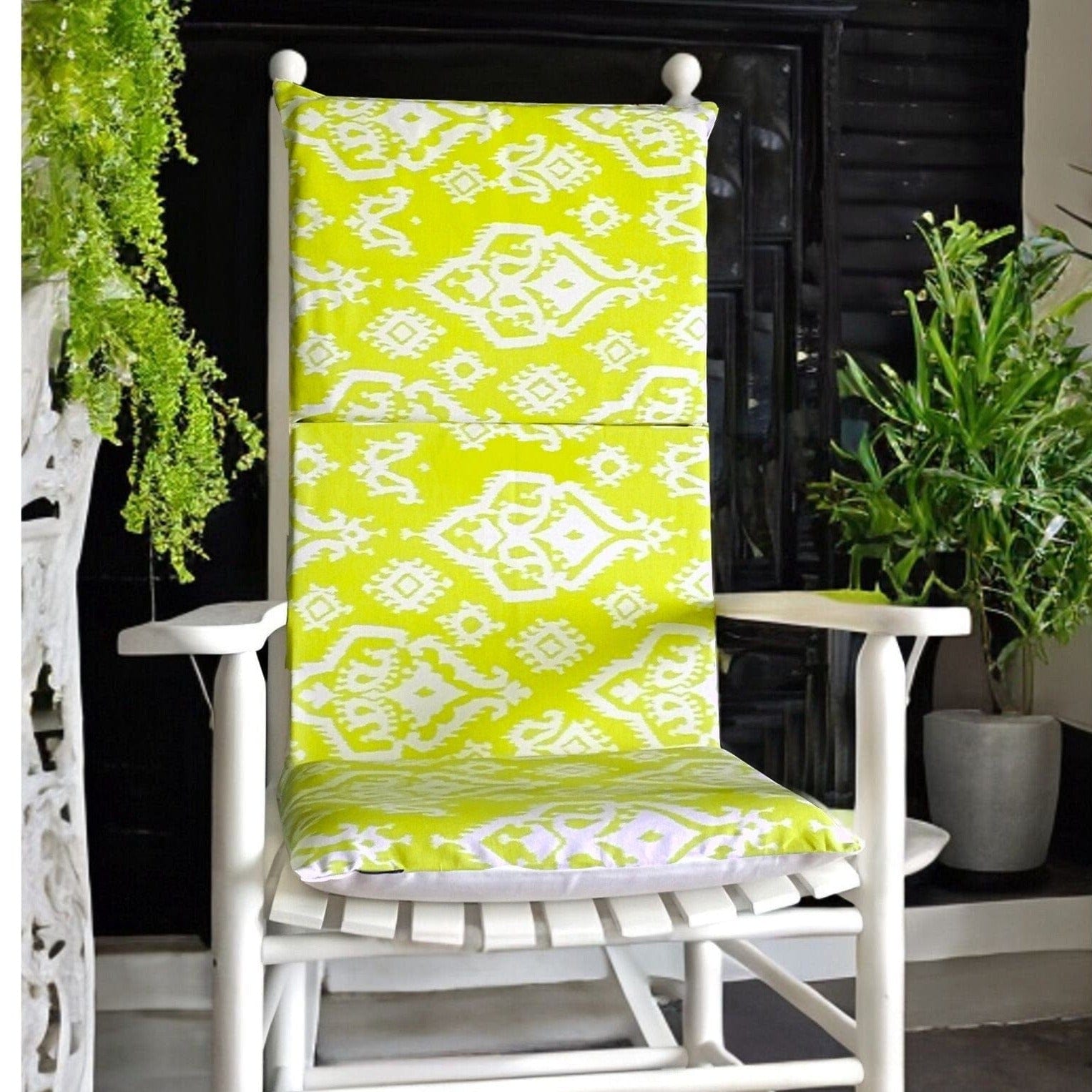 Lime Green Indian Style Rocking Chair Cushion Cushion Rockin Cushions