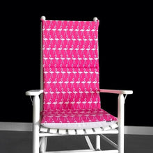 Load image into Gallery viewer, Rockin Cushions Rocking Chair Cushion Pink Flamingo Rocking Chair Cushion Cushion