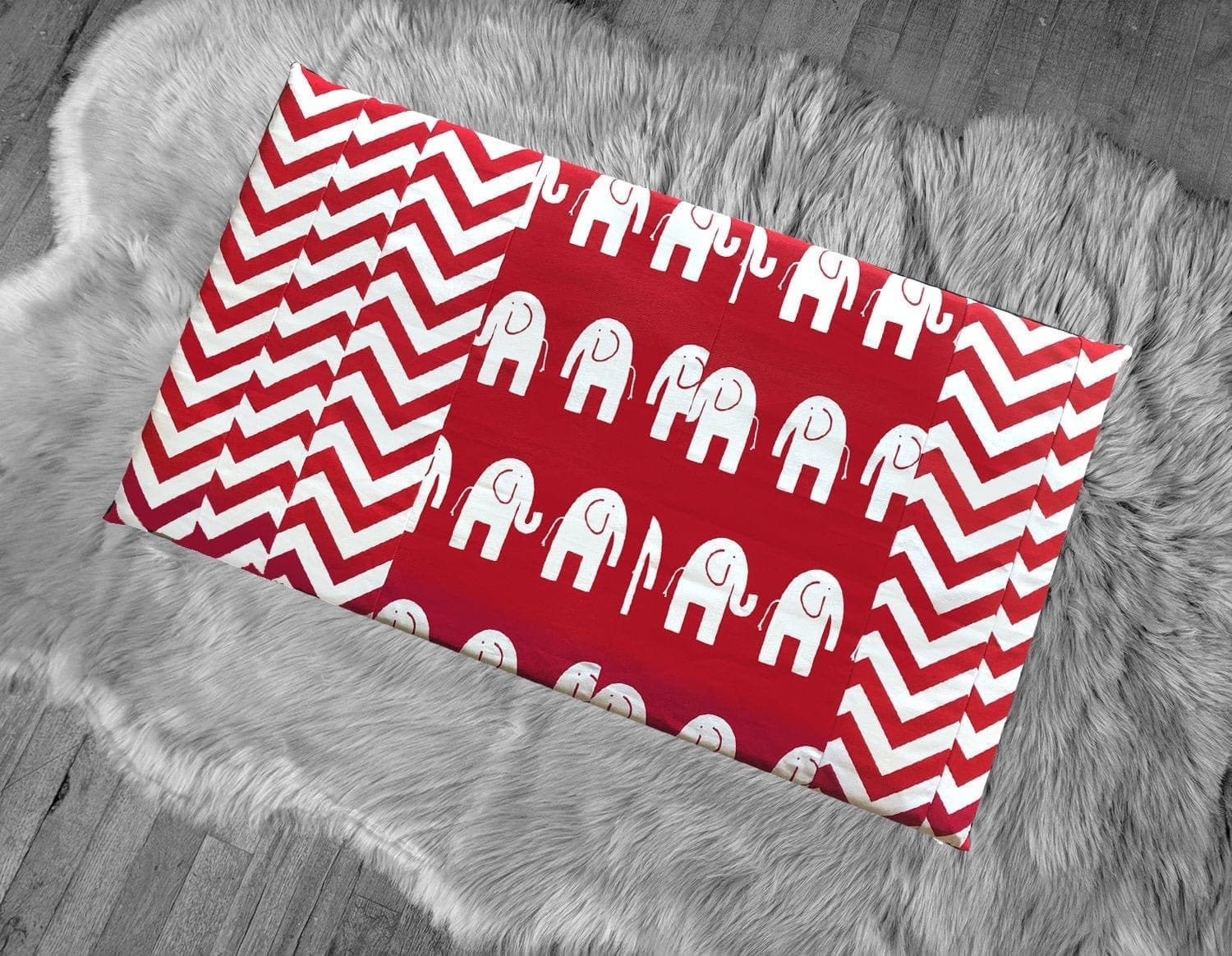 Rockin Cushions SALE IKEA Bankkamrat, Hemmahos, Stuva Bench Pad Cover  Red Elephant, Chevron