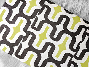 Rockin Cushions SALE IKEA Bankkamrat, Hemmahos, Stuva Bench Pad Cover  Retro Pattern, Brown Green White