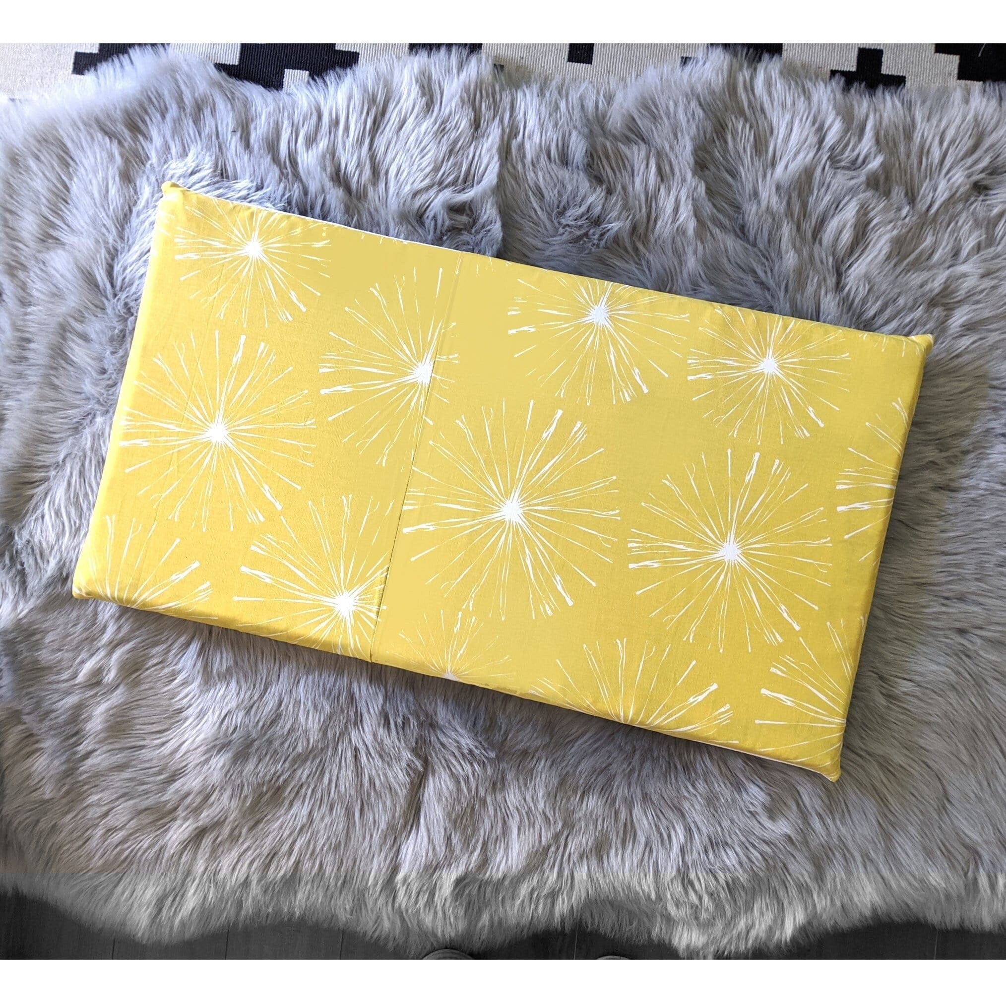 Rockin Cushions SALE IKEA Bankkamrat, Hemmahos, Stuva Bench Pad Cover Sparks Yellow Gold