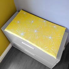 Load image into Gallery viewer, Rockin Cushions SALE IKEA Bankkamrat, Hemmahos, Stuva Bench Pad Cover Sparks Yellow Gold