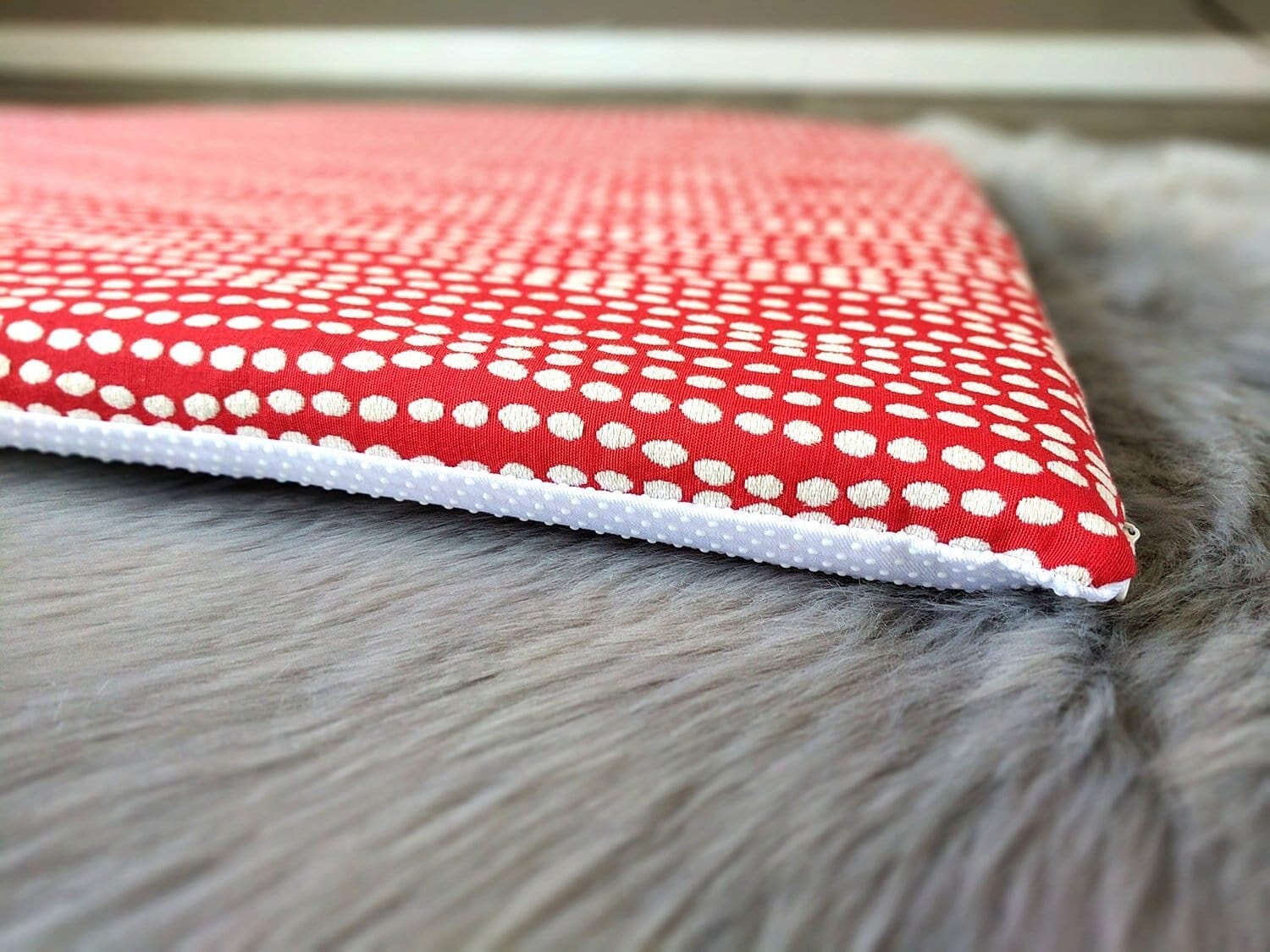 Rockin Cushions SALE IKEA Bankkamrat, Hemmahos, Stuva Bench Pad Cover Spotty Red