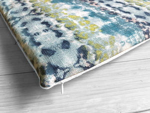 Rockin Cushions SALE IKEA Bankkamrat, Hemmahos, Stuva Bench Pad Cover Tie-Dye Ocean Blue Green