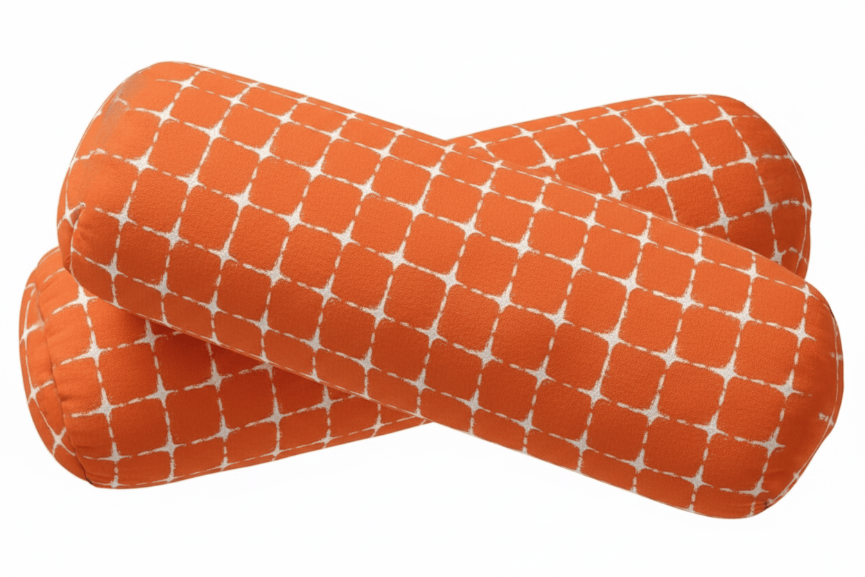 Rockin Cushions Slipcover Orange Neptune - Outdoor Cushion Slipcovers for IKEA | FastTrack