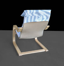 Load image into Gallery viewer, Rockin Cushions slipcovers Sale Blue Zebra Animal Print Ikea Kids Poäng Cushion Slipcover