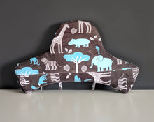 Load image into Gallery viewer, Rockin Cushions slipcovers SALE Jungle Minky IKEA Baby Highchair Cushion Cover for Klammig, Pyttig, Antilop