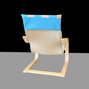 Rockin Cushions slipcovers Sale Turquoise Blue Beige Stripe Patchwork Ikea Childs Poäng Cushion Slipcover