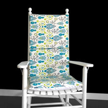 Load image into Gallery viewer, Rockin Cushions Vintage Style Flower Pattern Rocking Chair Cushion
